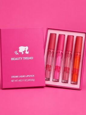 Pink Creme Lipstick Set - 4 Shades